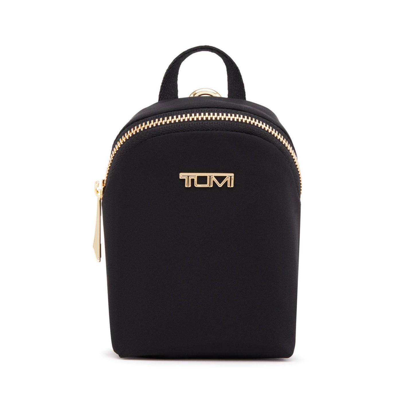 TUMI - Plus Charm Pouch - Small Pouch Bag with Zipper - Premium Travel Accessories - Water- & Stain-Resistant Material - Black & Gold