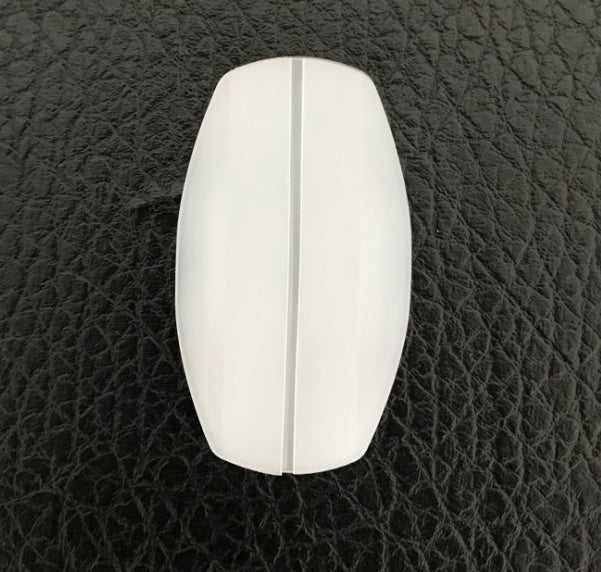 Wireless Mouse features a sleek white design with a smooth surface.