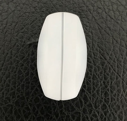 Wireless Mouse features a sleek white design with a smooth surface.