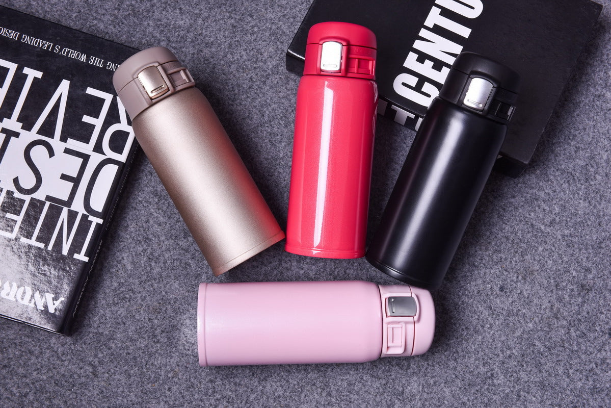 Stainless Steel Insulated Water Bottle with Lid