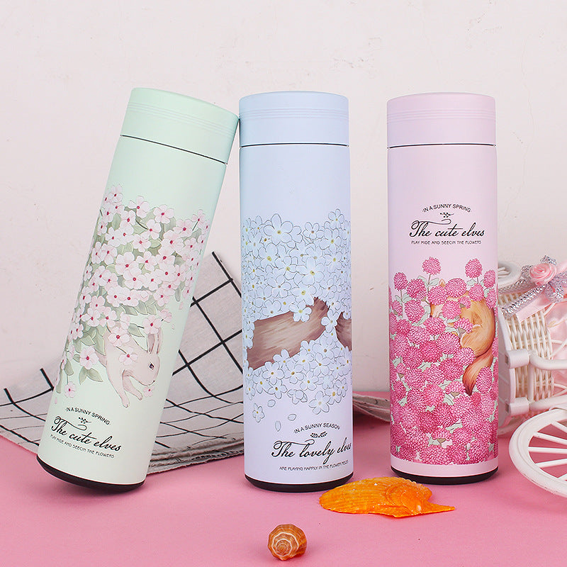 Portable Stainless Steel Insulated Water Bottle for Women